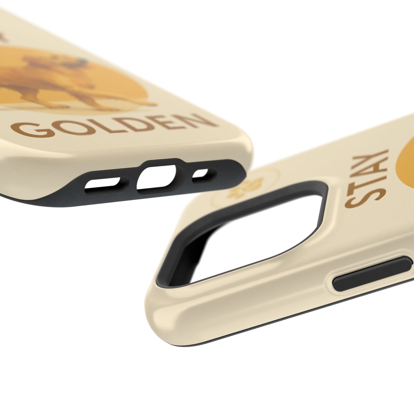 Golden Retriever Magnetic Phone Case - Stay Golden Design for Dog Lovers