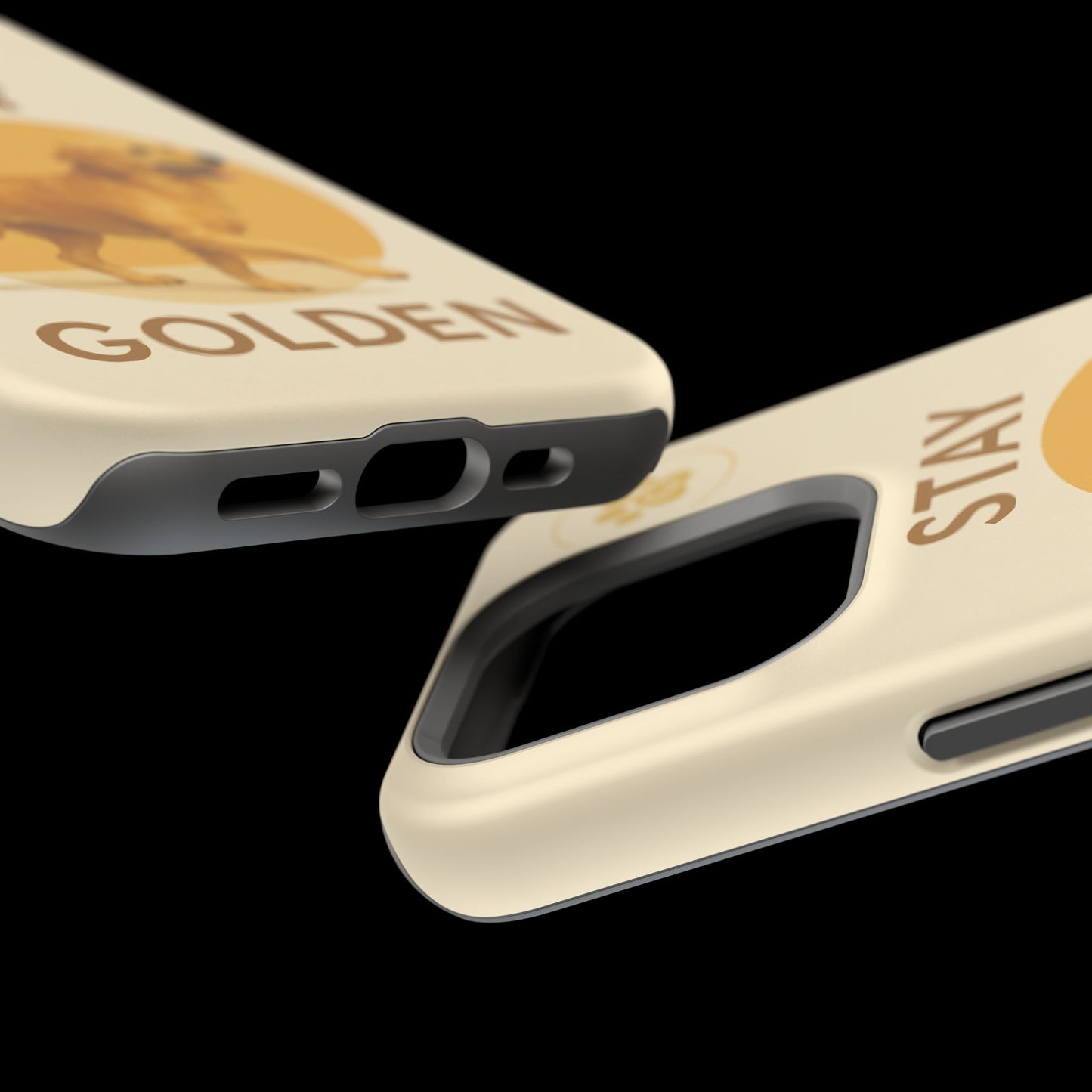 Golden Retriever Magnetic Phone Case - Stay Golden Design for Dog Lovers