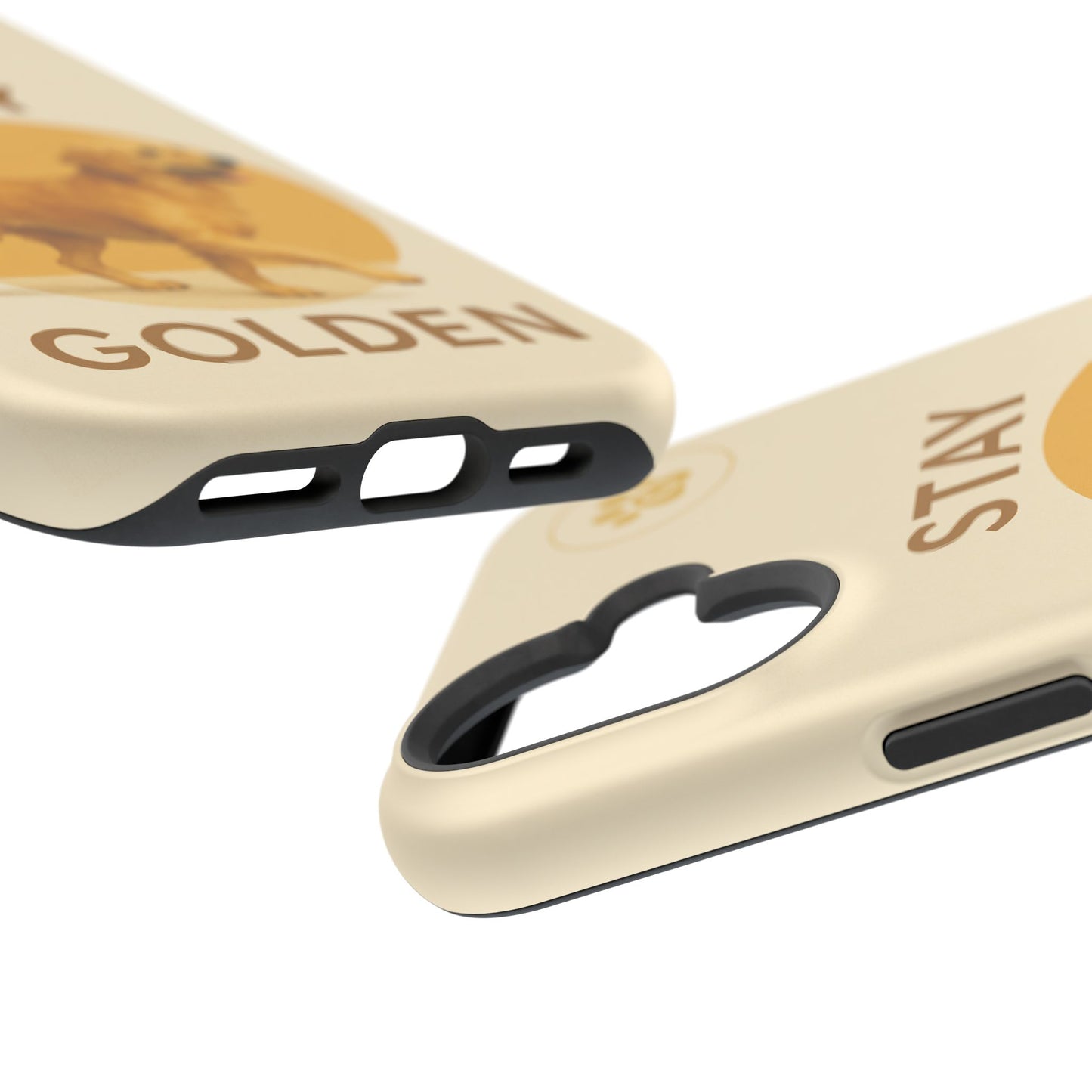Golden Retriever Magnetic Phone Case - Stay Golden Design for Dog Lovers