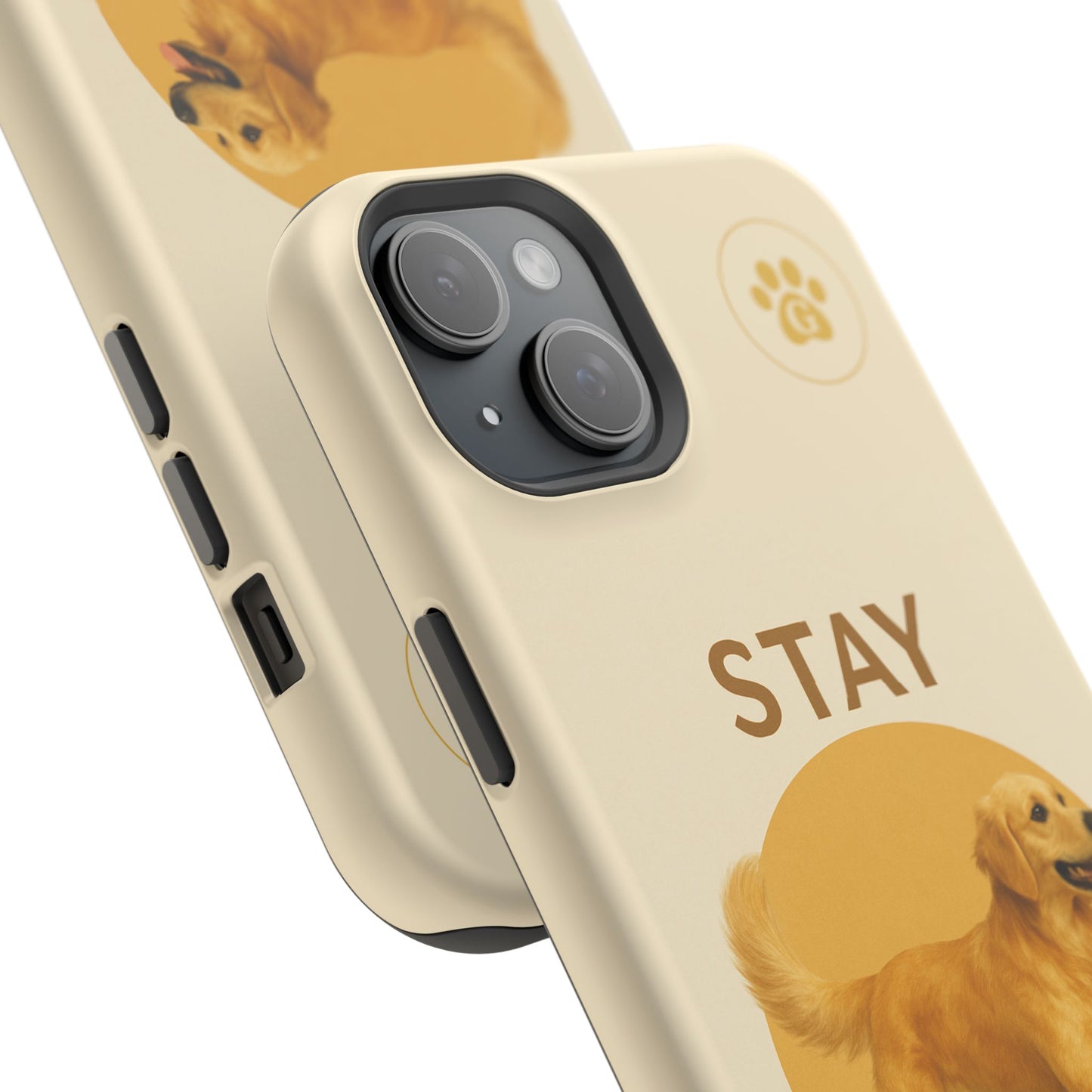 Golden Retriever Magnetic Phone Case - Stay Golden Design for Dog Lovers