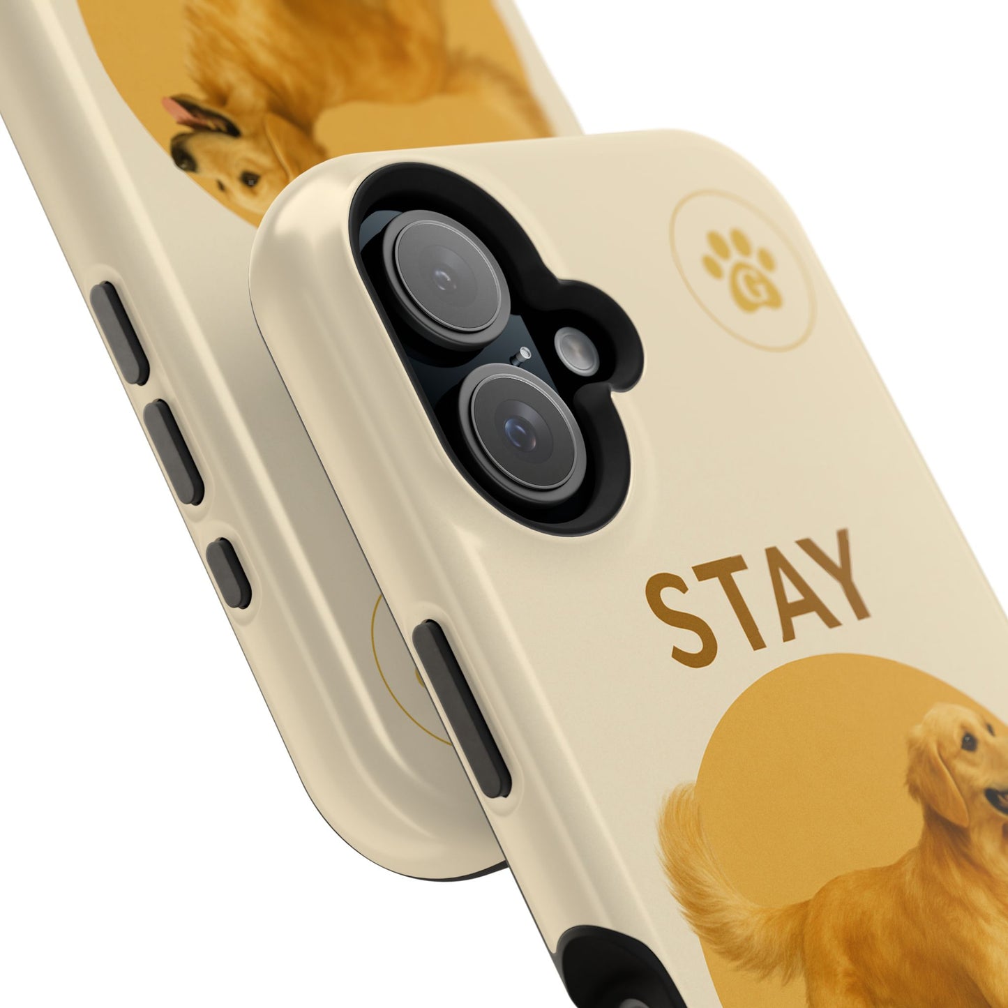 Golden Retriever Magnetic Phone Case - Stay Golden Design for Dog Lovers