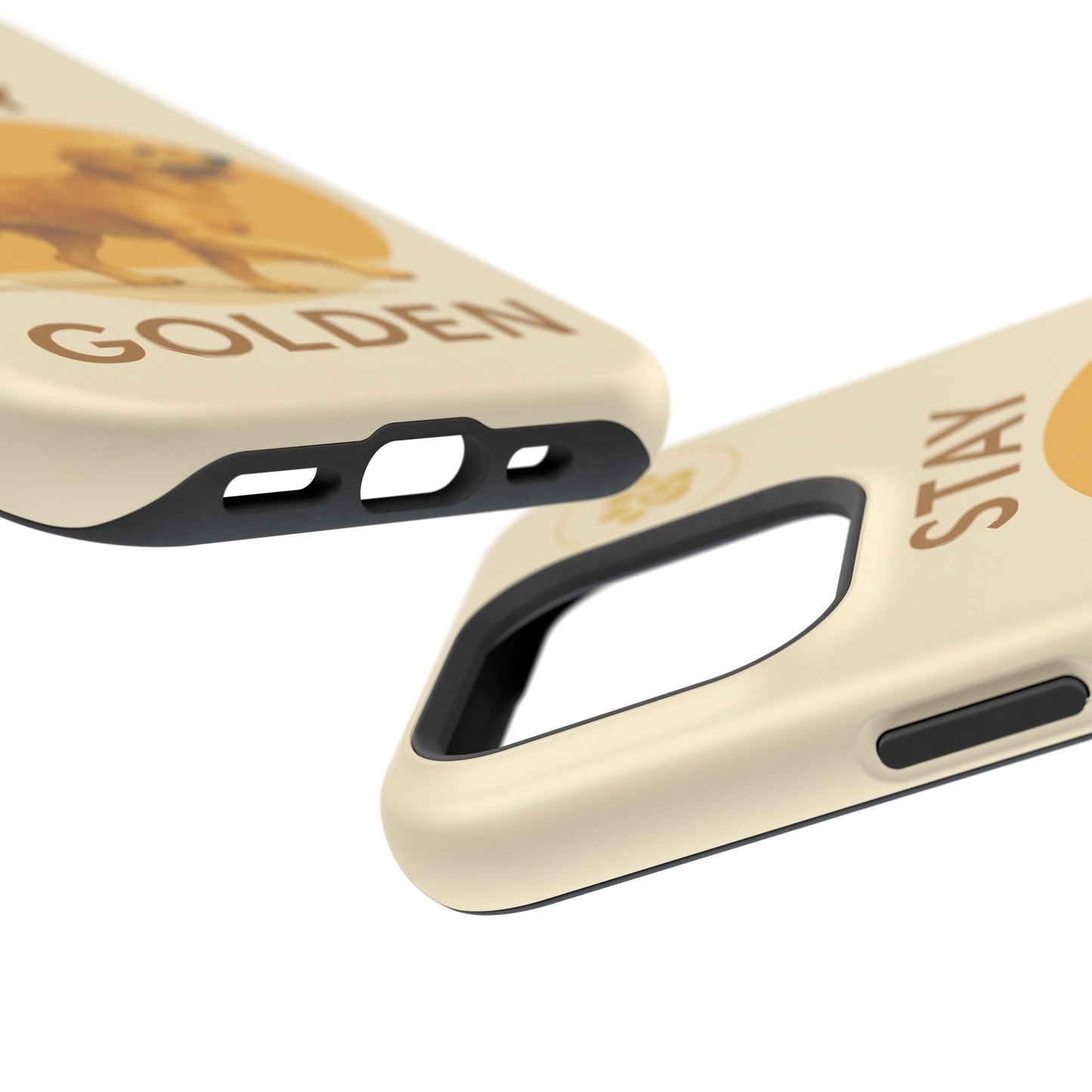 Golden Retriever Magnetic Phone Case - Stay Golden Design for Dog Lovers