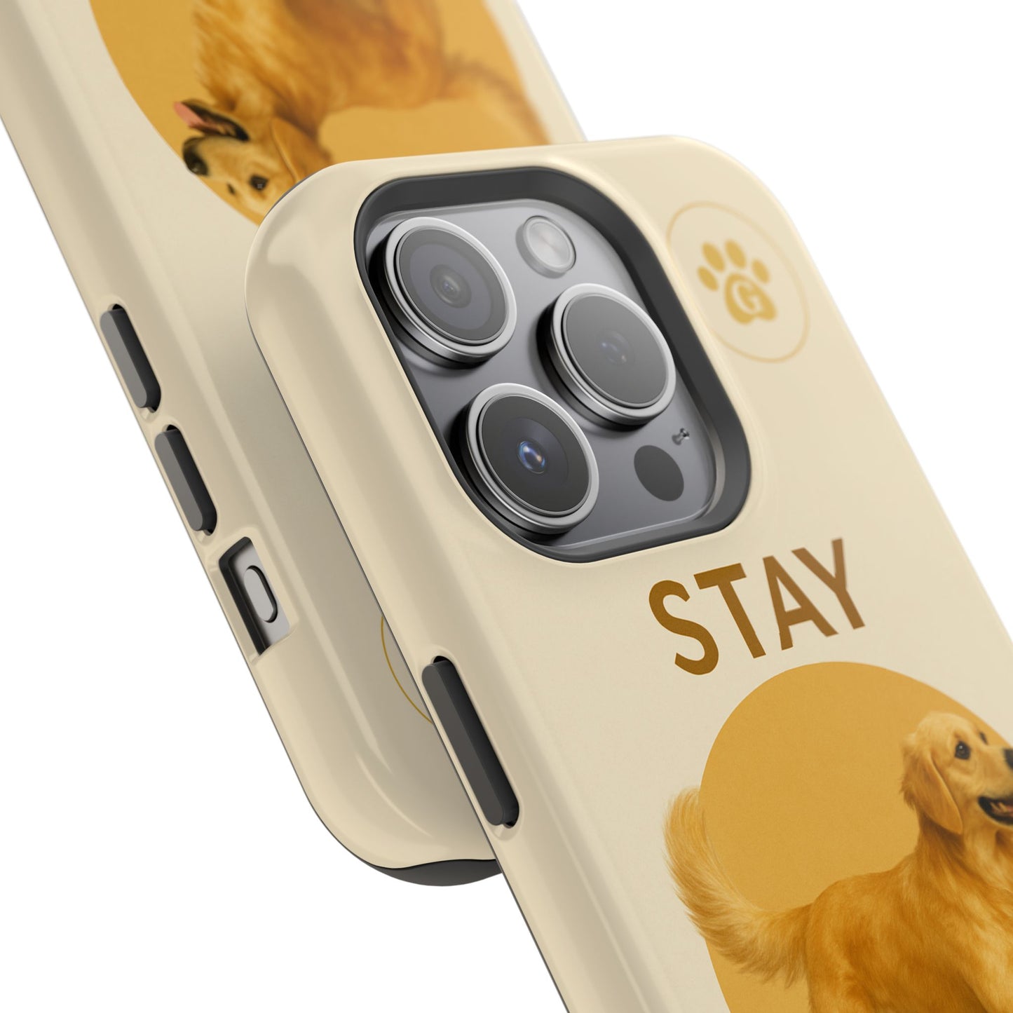 Golden Retriever Magnetic Phone Case - Stay Golden Design for Dog Lovers