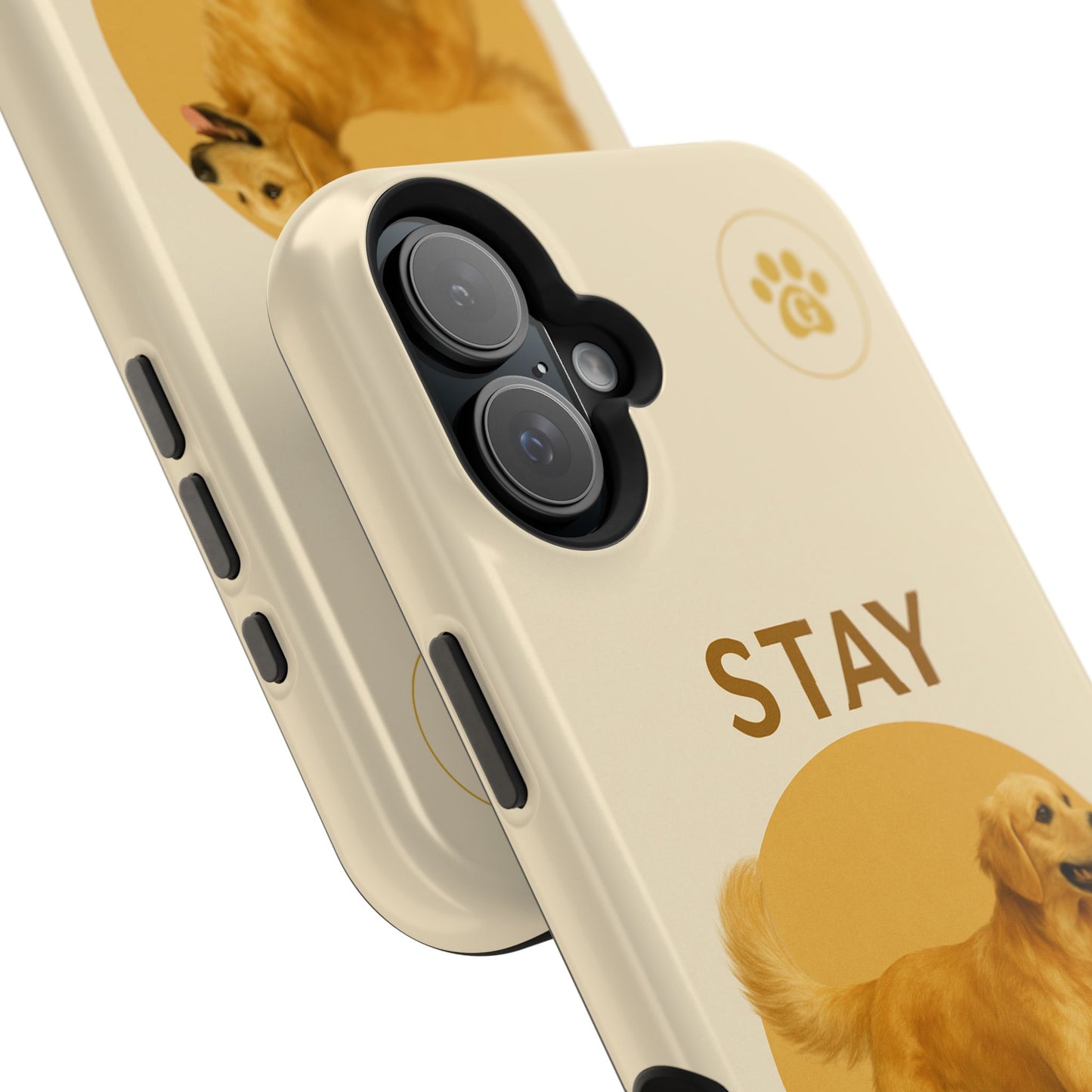 Golden Retriever Magnetic Phone Case - Stay Golden Design for Dog Lovers
