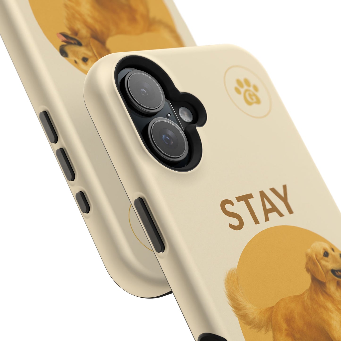 Golden Retriever Magnetic Phone Case - Stay Golden Design for Dog Lovers