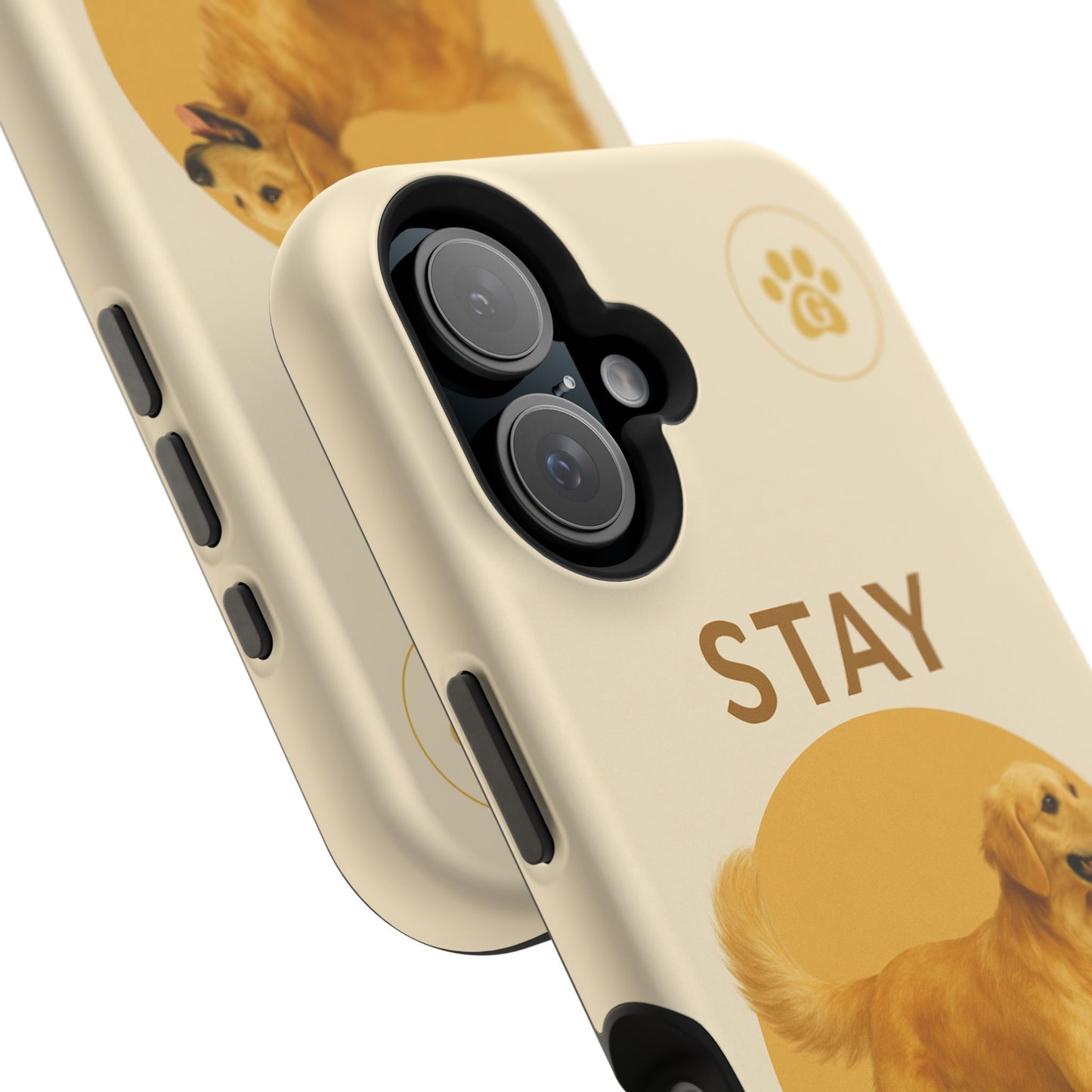Golden Retriever Magnetic Phone Case - Stay Golden Design for Dog Lovers