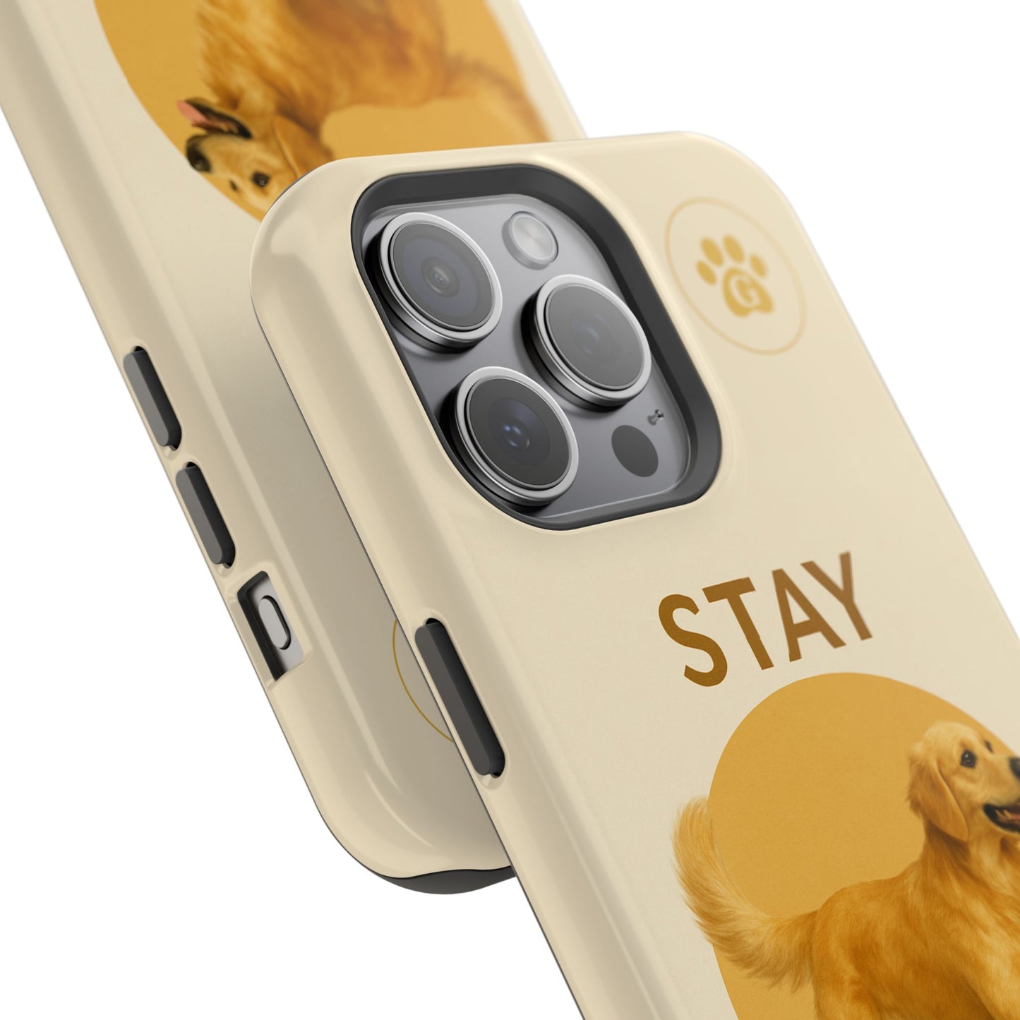Golden Retriever Magnetic Phone Case - Stay Golden Design for Dog Lovers