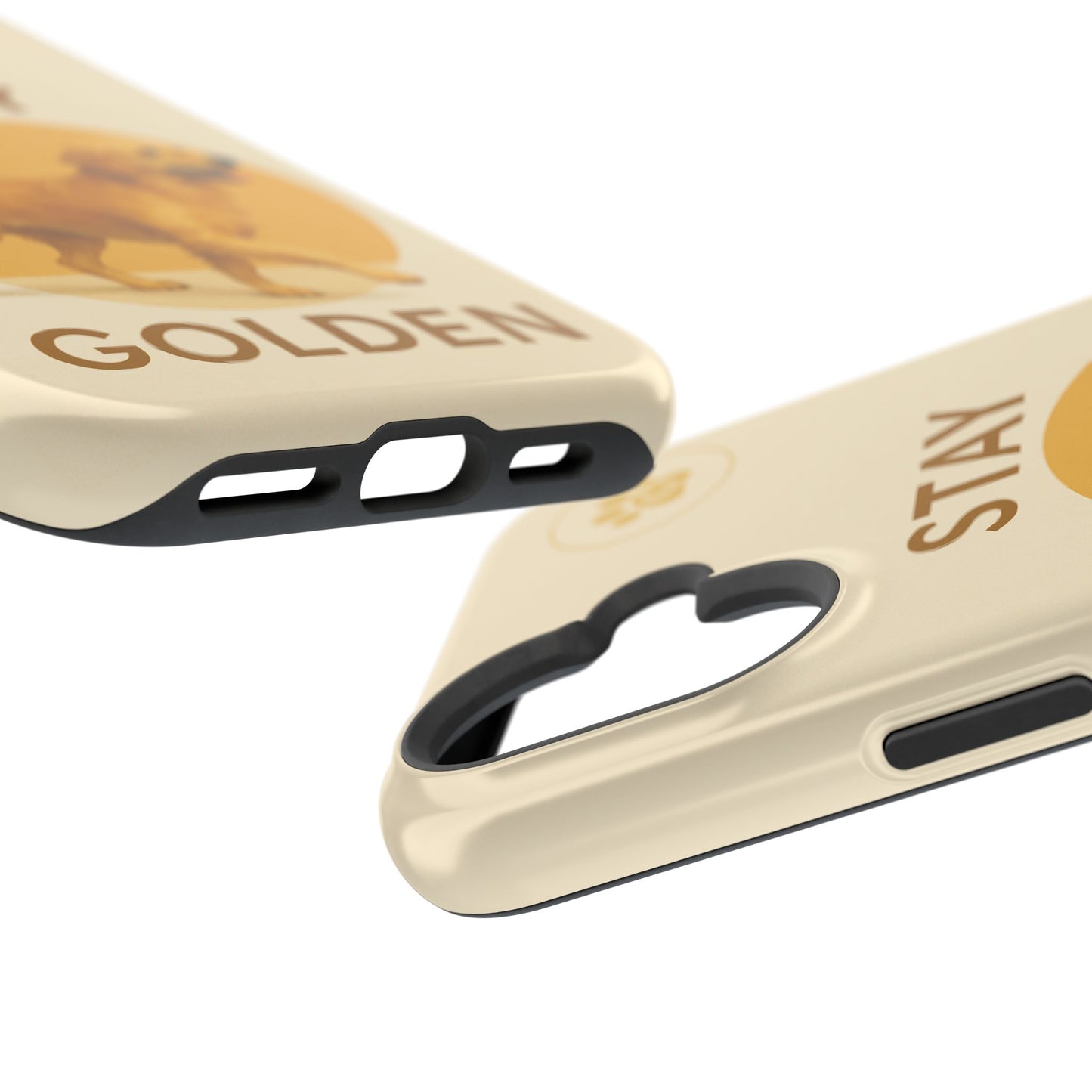 Golden Retriever Magnetic Phone Case - Stay Golden Design for Dog Lovers