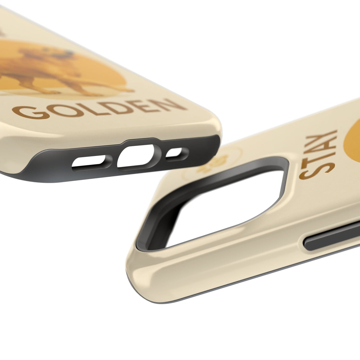 Golden Retriever Magnetic Phone Case - Stay Golden Design for Dog Lovers