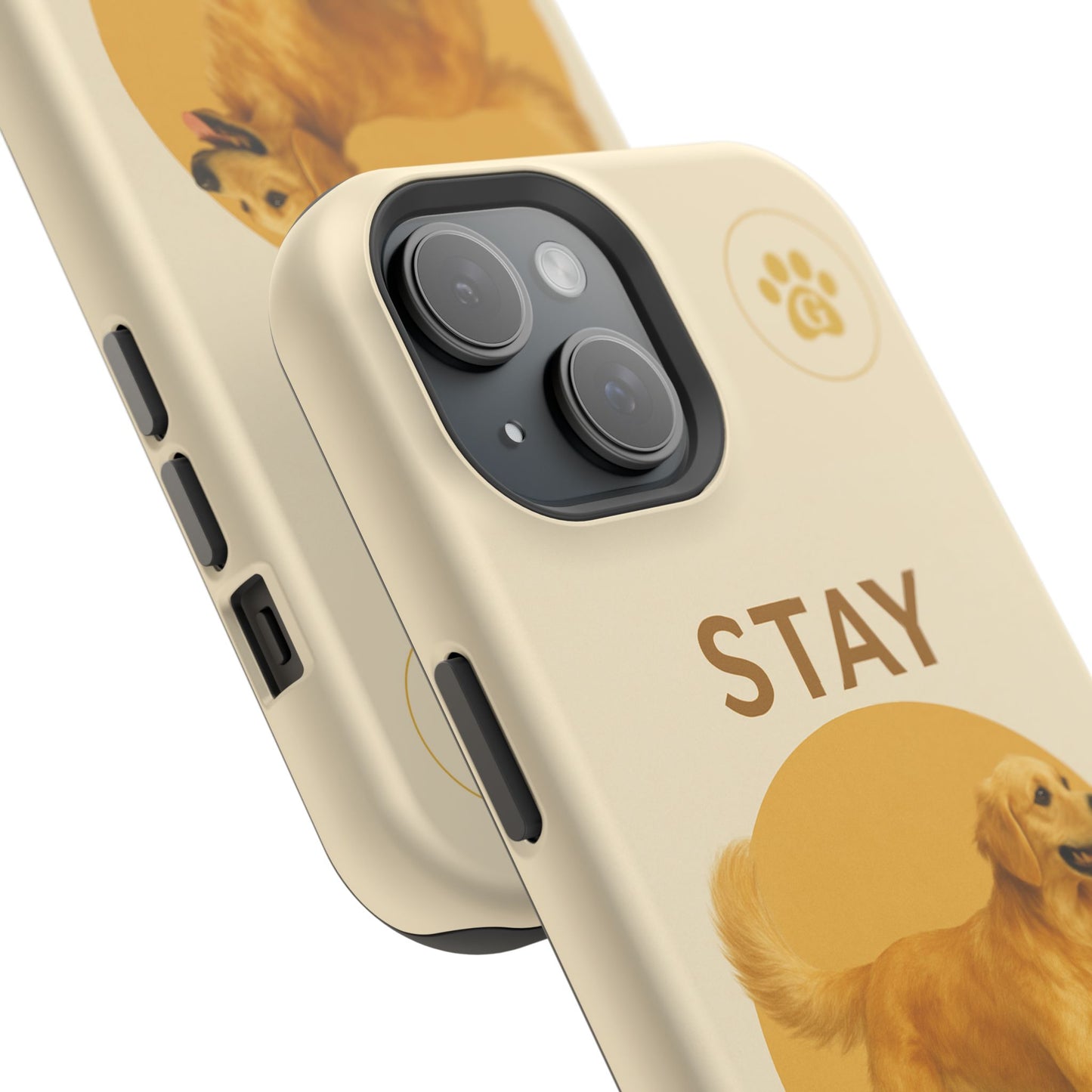 Golden Retriever Magnetic Phone Case - Stay Golden Design for Dog Lovers