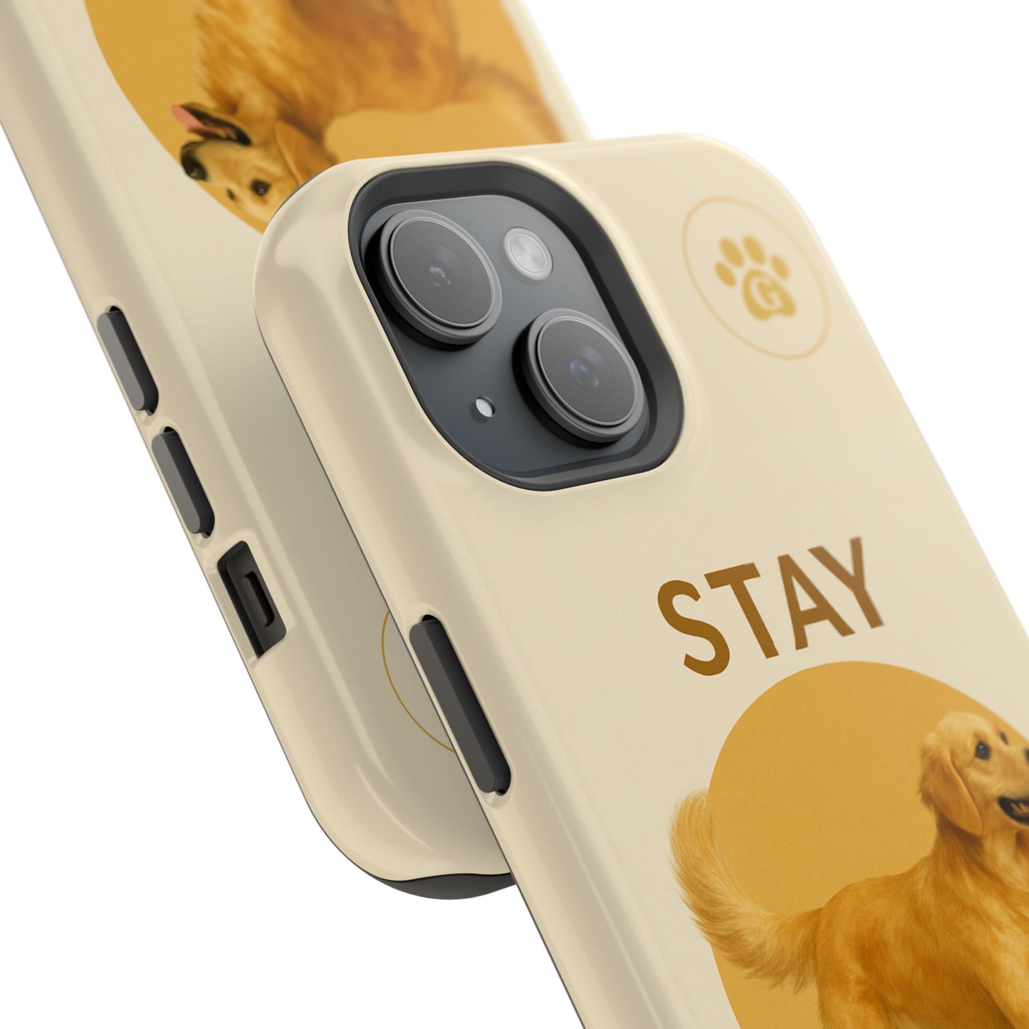 Golden Retriever Magnetic Phone Case - Stay Golden Design for Dog Lovers