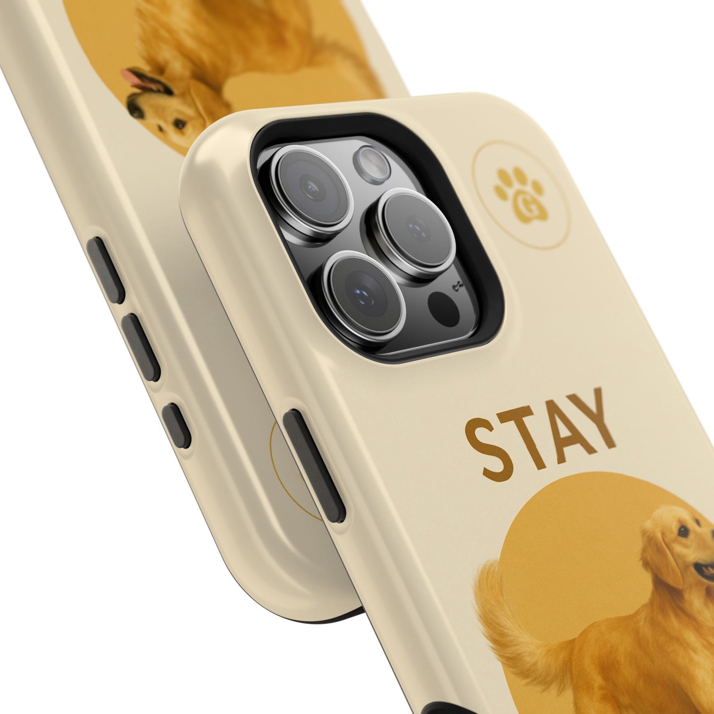 Golden Retriever Magnetic Phone Case - Stay Golden Design for Dog Lovers