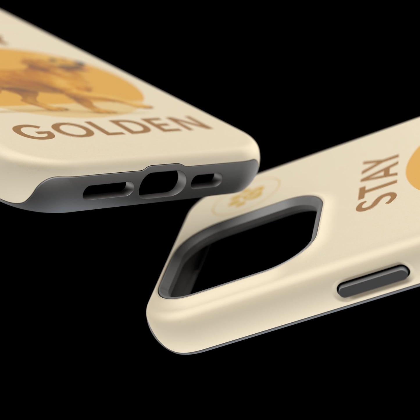 Golden Retriever Magnetic Phone Case - Stay Golden Design for Dog Lovers