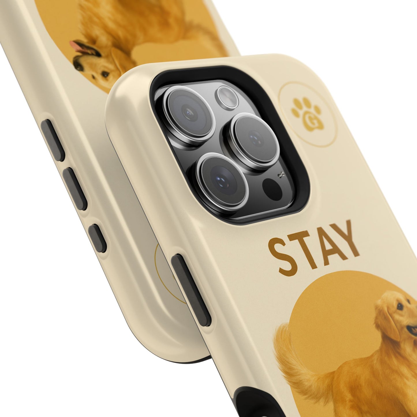 Golden Retriever Magnetic Phone Case - Stay Golden Design for Dog Lovers