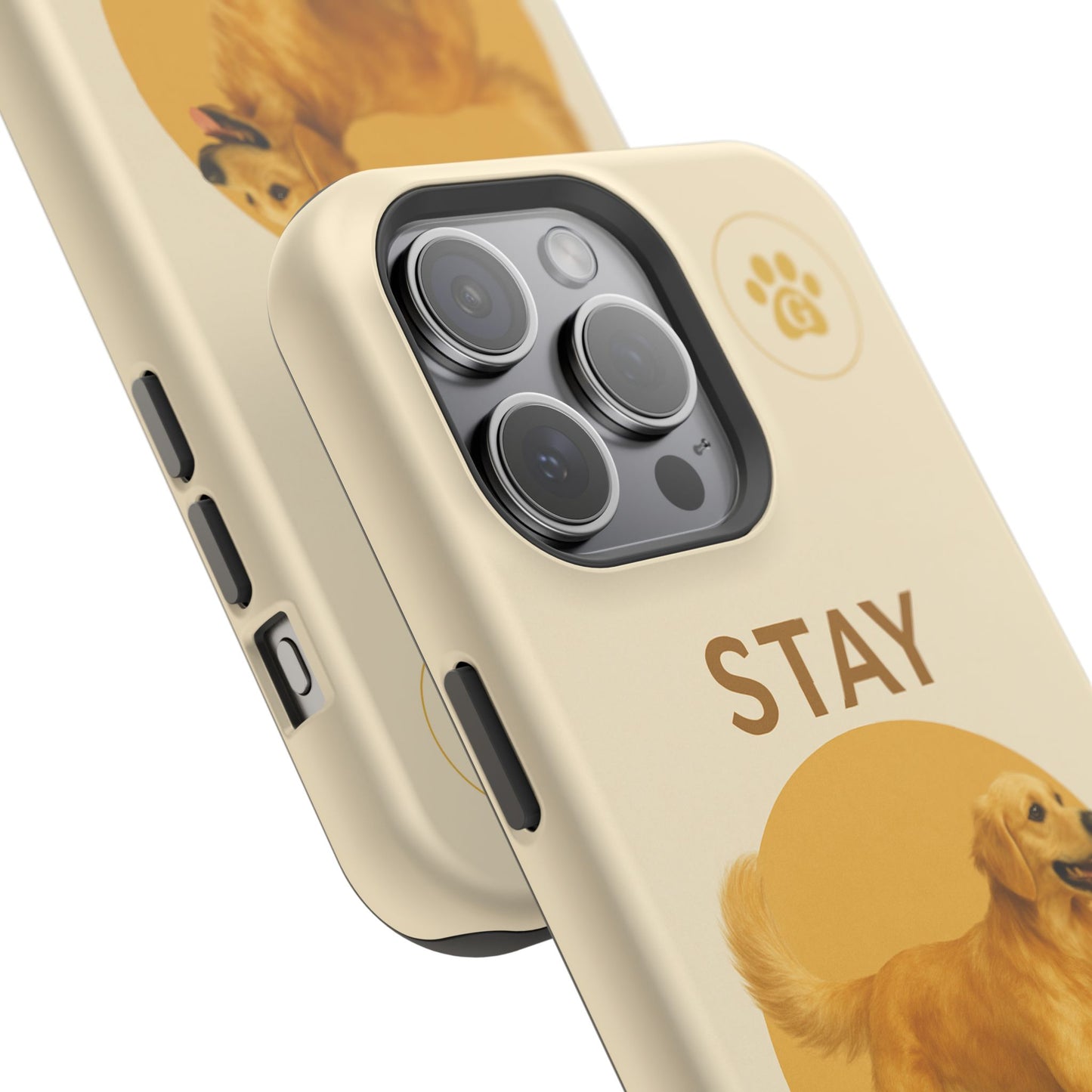 Golden Retriever Magnetic Phone Case - Stay Golden Design for Dog Lovers
