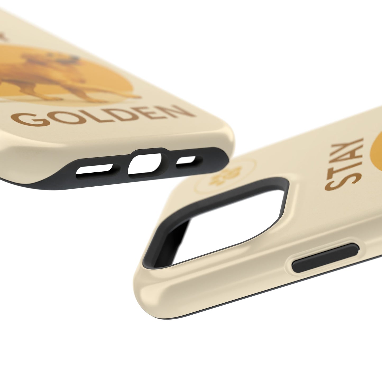Golden Retriever Magnetic Phone Case - Stay Golden Design for Dog Lovers