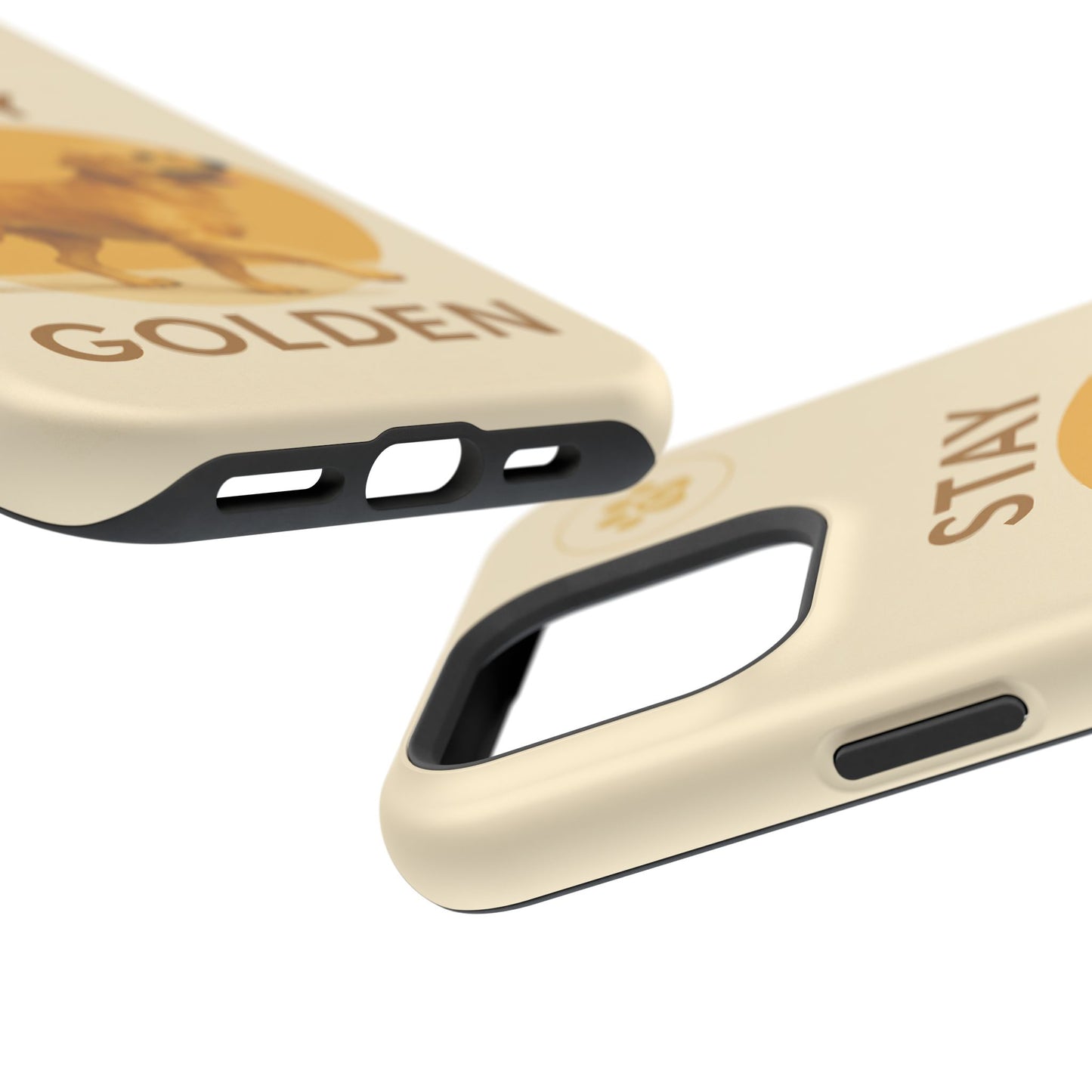 Golden Retriever Magnetic Phone Case - Stay Golden Design for Dog Lovers