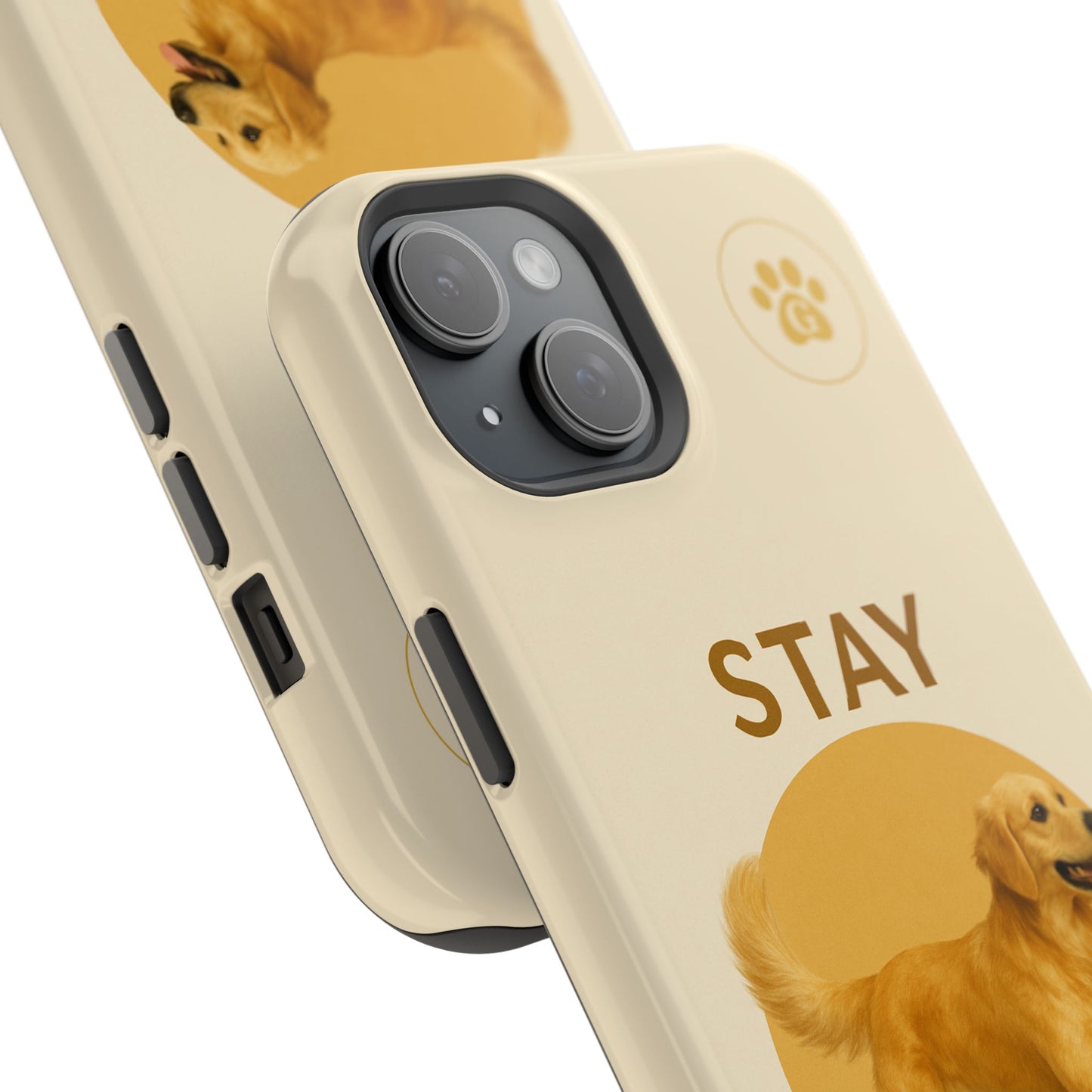Golden Retriever Magnetic Phone Case - Stay Golden Design for Dog Lovers